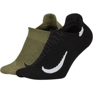 Nike Multiplier Ankle Socks Set of 2 Black / Army
